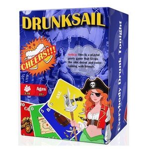 Pirate Themed Party Drinking Card Game for 3 or more players | 21+ Game